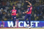 Yudhvir Singh celebrates a wicket. (Credits: IPL X)